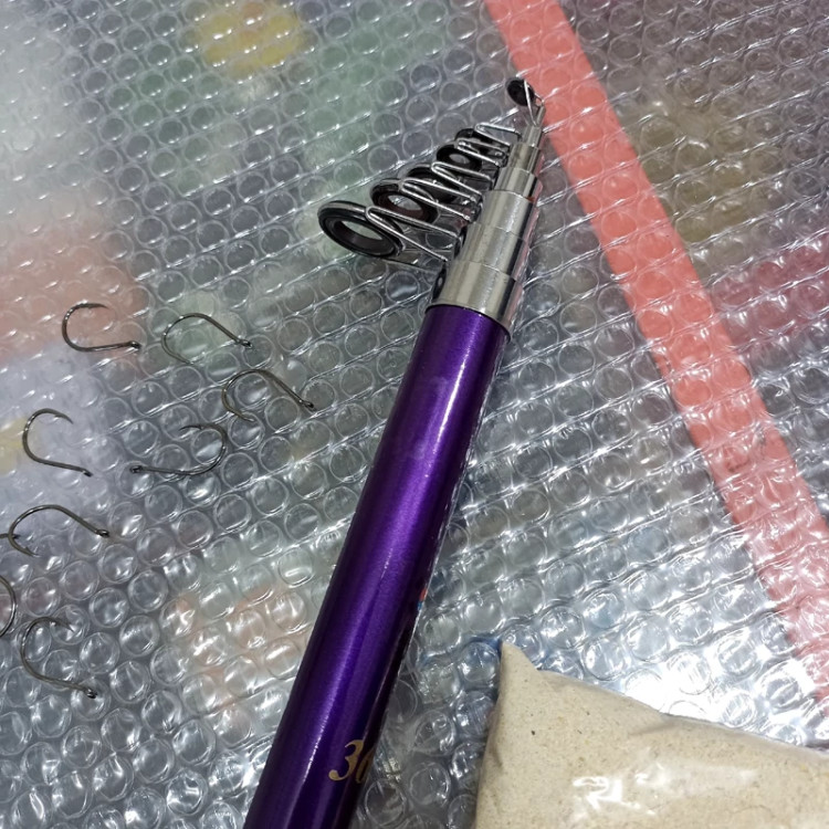 ست ماهیگیری چوب 360 سانت و چرخ 4000 چوب استار بنکس چرخ کبری نخ ماهیگیری قلاب شناور پک ماهیگیری